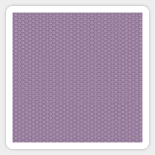 Purple and White geometric Circle Pattern Sticker